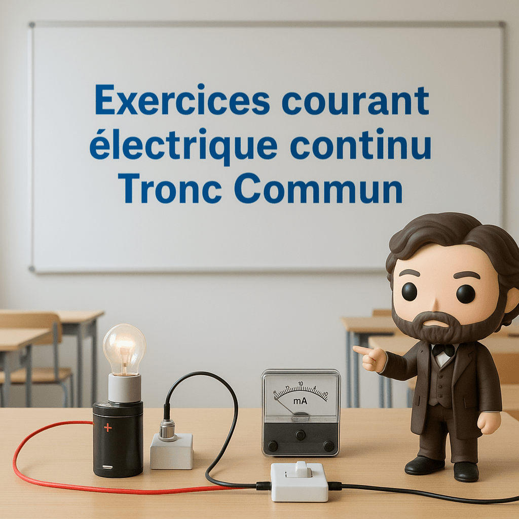 Exercices courant électrique continu Tronc Commun