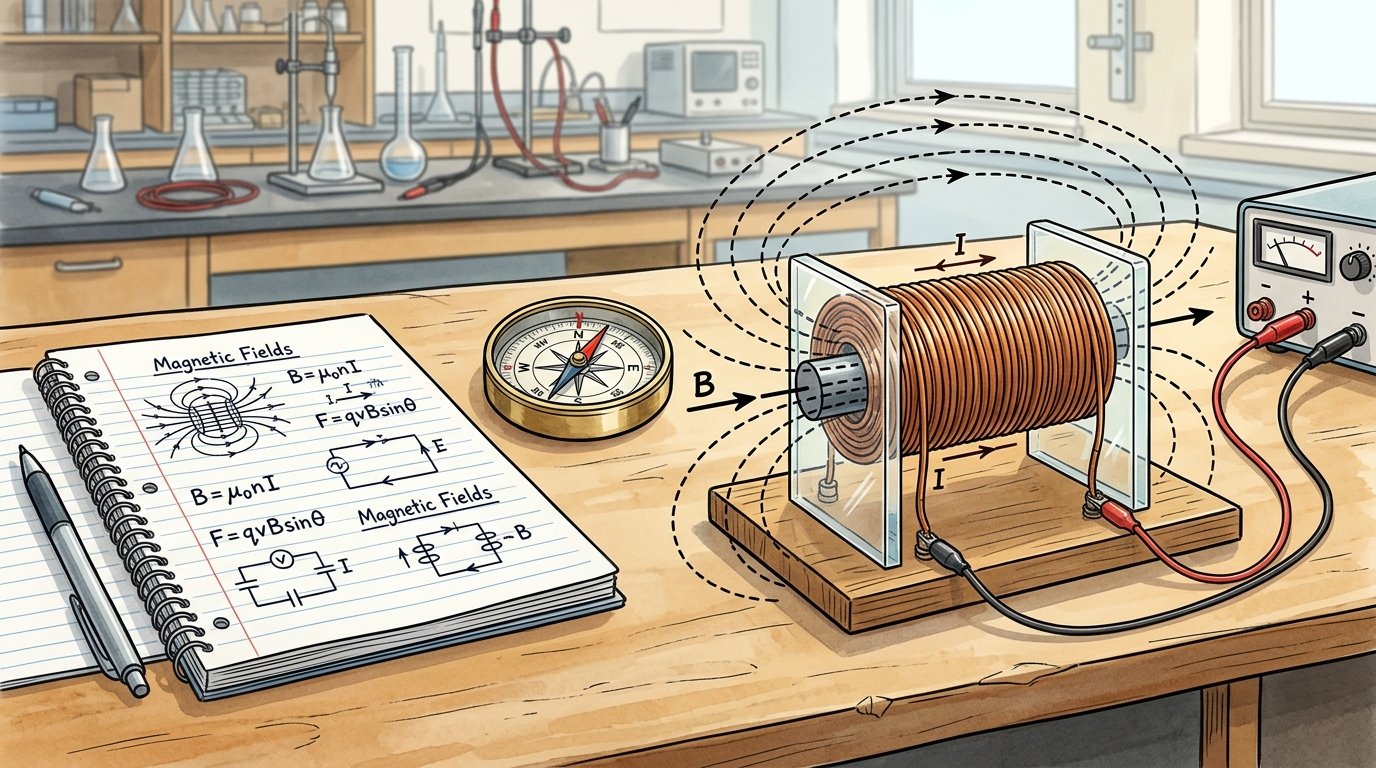 Image à la une : Exercices sur le champ magnétique