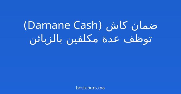 ضمان كاش (Damane Cash) توظف عدة مكلفين بالزبائن