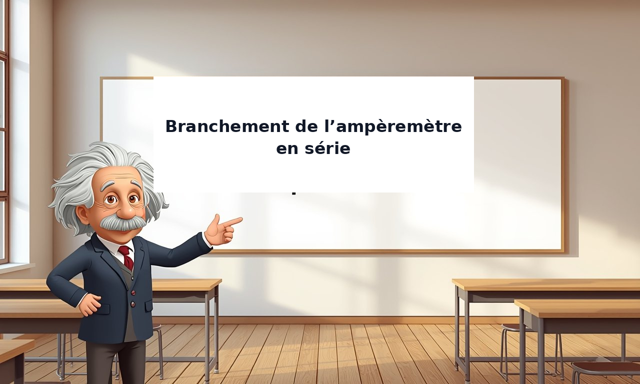 Branchement de l’ampèremètre en série