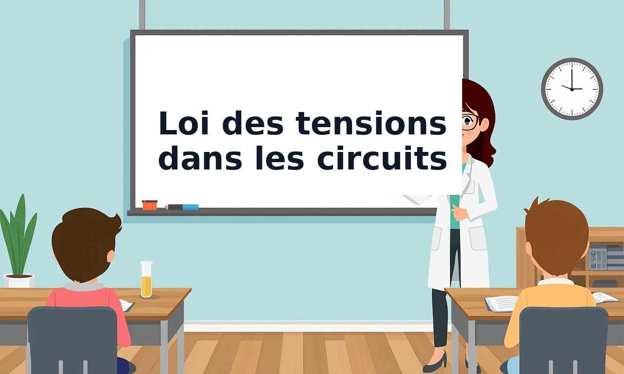 Loi des tensions dans les circuits