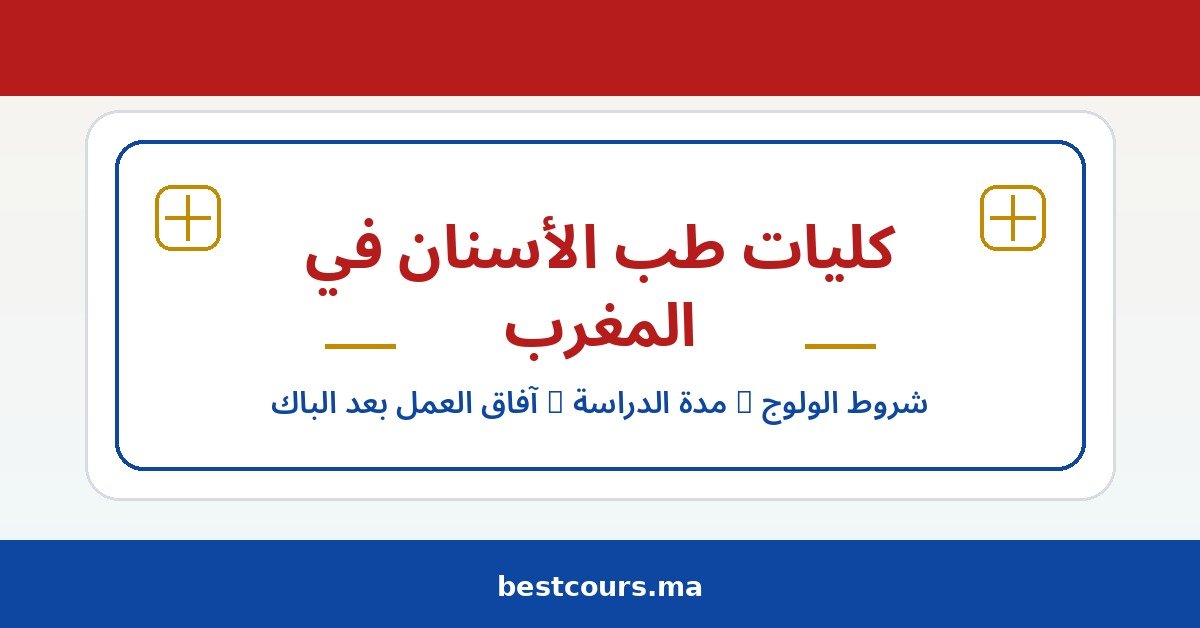 الصورة البارزة لمقال كليات طب الأسنان في المغرب