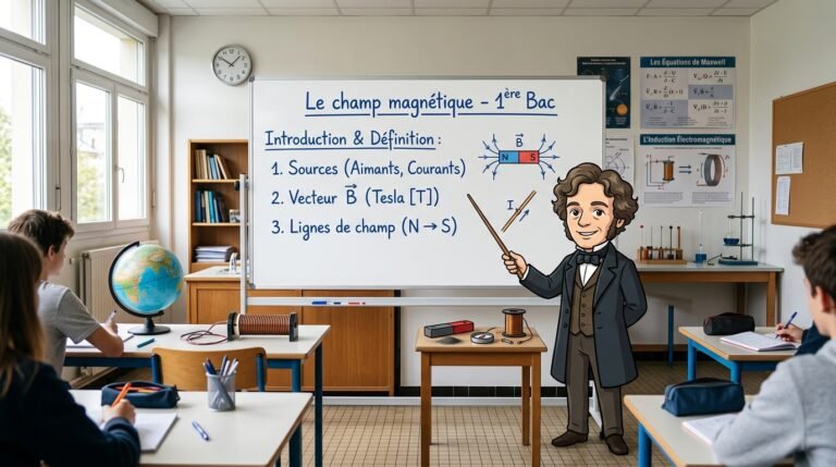 Le champ magnétique - 1ère Bac