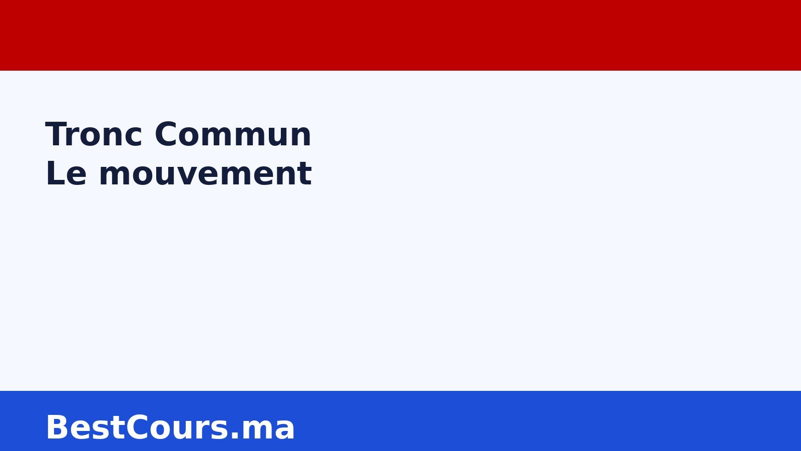 Image vedette Le mouvement Tronc Commun