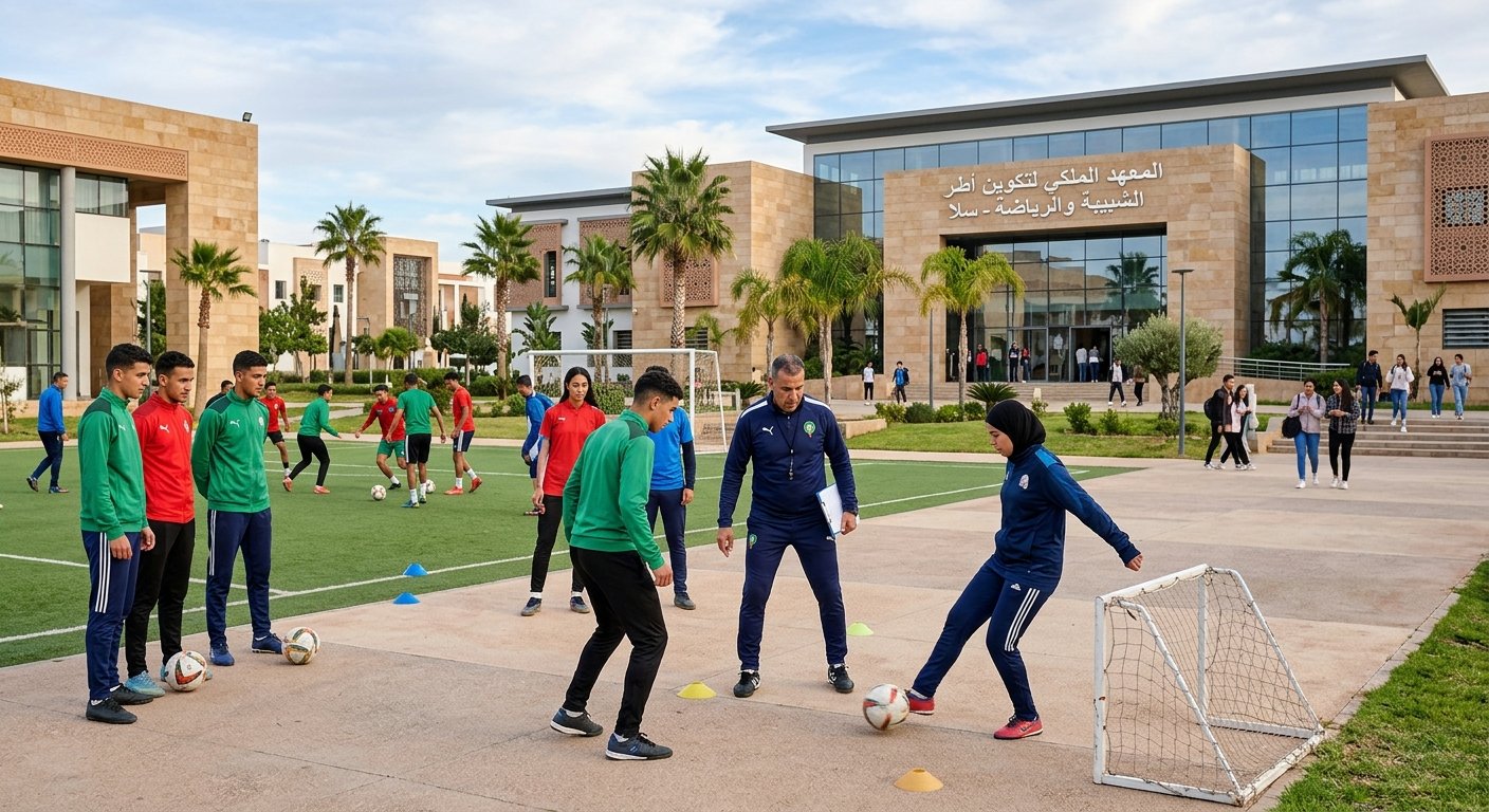 صورة توضيحية عن المعهد الملكي لتكوين أطر الشبيبة والرياضة في المغرب والتكوين في مجالات الشباب والرياضة