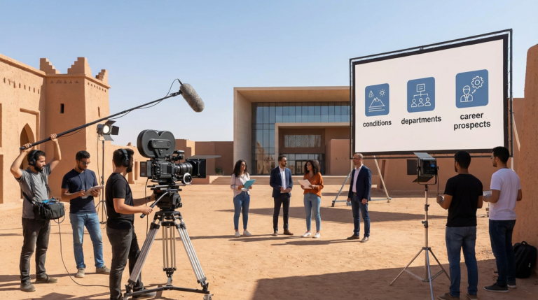 المعهد المتخصص في مهن السينما بورززات 2026: شروط الولوج، الشعب، والآفاق المهنية - صورة بارزة