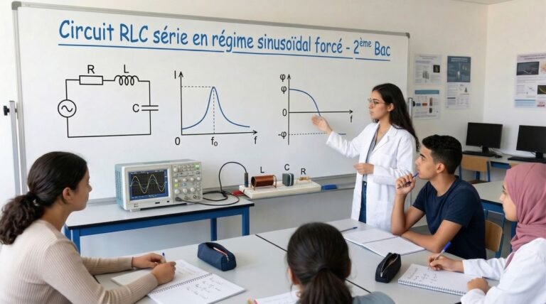 Circuit Rlc Serie En Régime Sinusoidal Forcé 2ème Bac