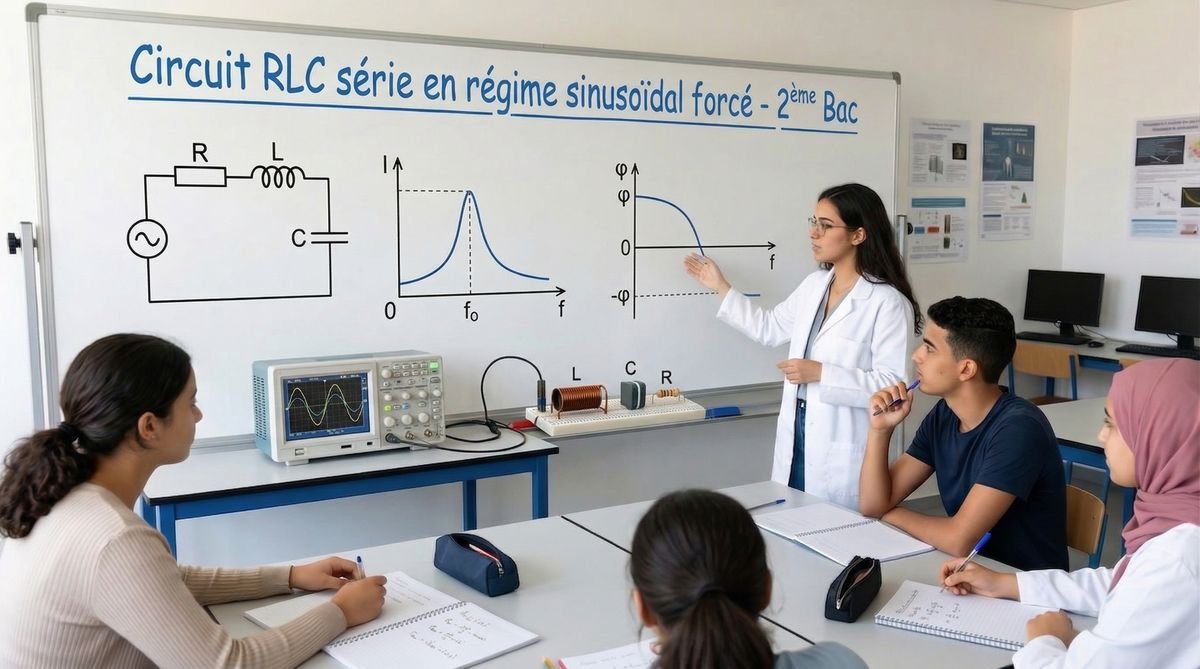 Circuit Rlc Serie En Régime Sinusoidal Forcé 2ème Bac