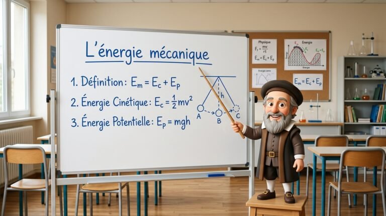 Apprendre à calculer le travail et l'énergie potentielle de pesanteur en 1ère Bac