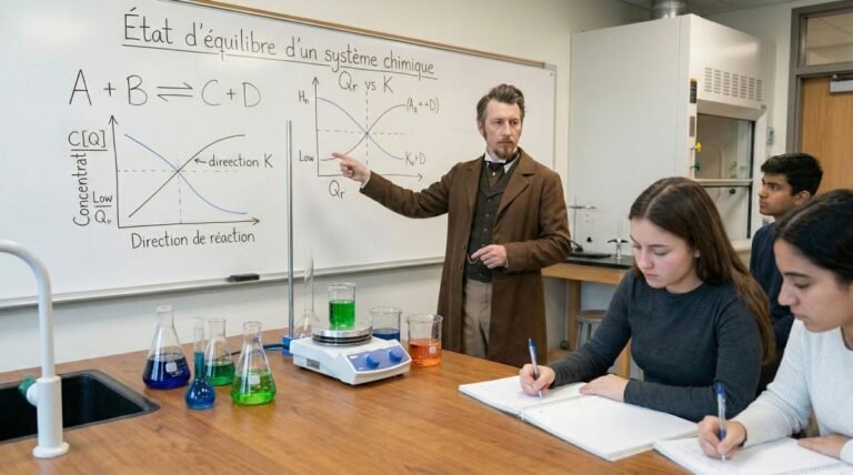 État d'équilibre d'un système chimique 2ème Bac