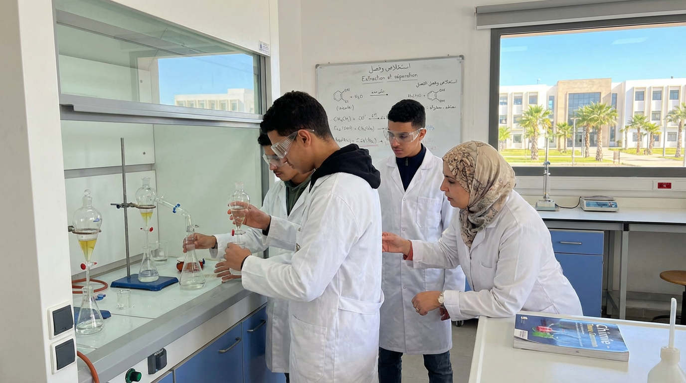 Exercices : Extraction, séparation et identification des espèces chimiques (Tronc Commun) - صورة بارزة أصلية