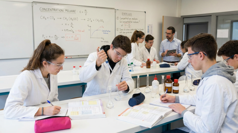 Exercices La concentration molaire – Tronc Commun - صورة بارزة أصلية