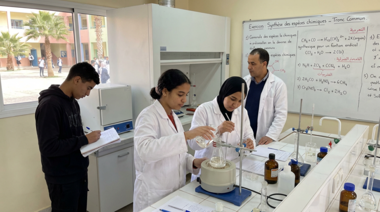 Exercices Synthèse des espèces chimiques – Tronc Commun - صورة بارزة أصلية