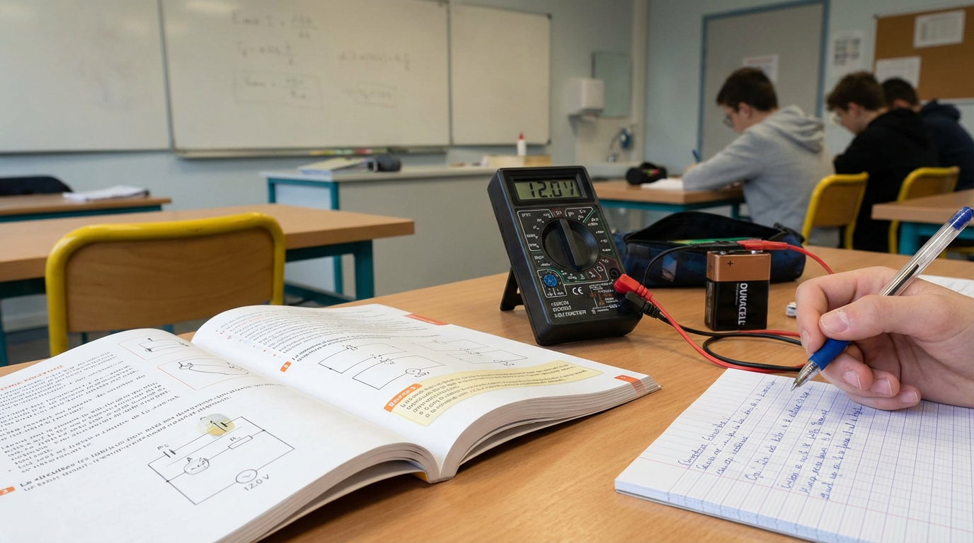 La tension électrique Tronc Commun : cours complet et explications simples - صورة بارزة أصلية
