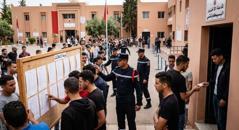 صورة توضيحية حول لائحة المترشحين لاختبار بسيكوتقني الوقاية المدنية 2026
