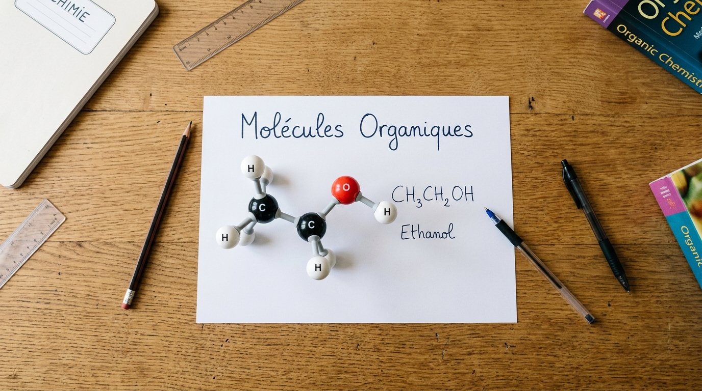 Les molécules organiques et les squelettes carbonés 1ère Bac