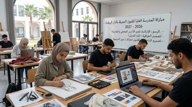 مباراة المدرسة العليا للفنون الجميلة بالدار البيضاء 2026 2027