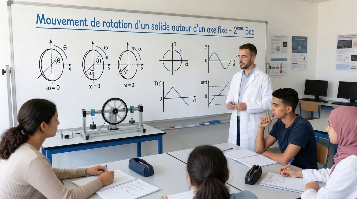 Mouvement De Rotation D Un Solide 2ème Bac