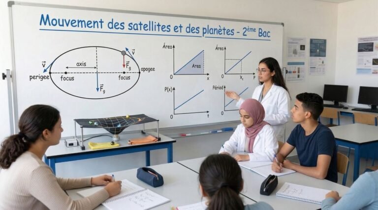 Mouvement Des Satellites Et Des Planetes 2ème Bac