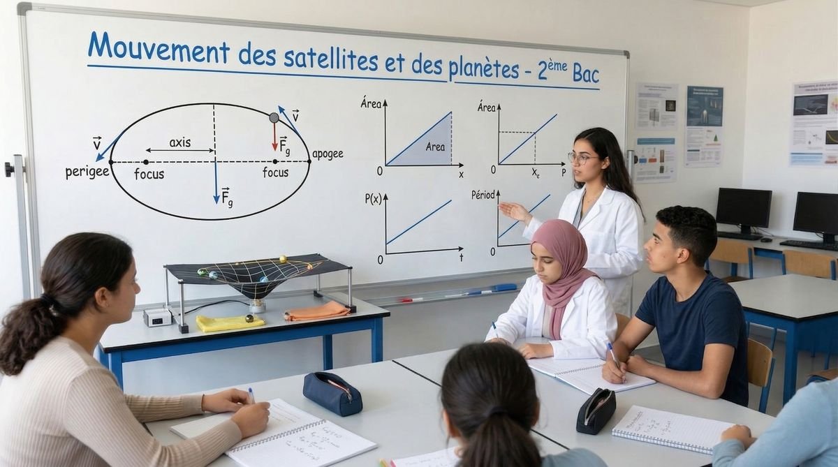 Mouvement Des Satellites Et Des Planetes 2ème Bac