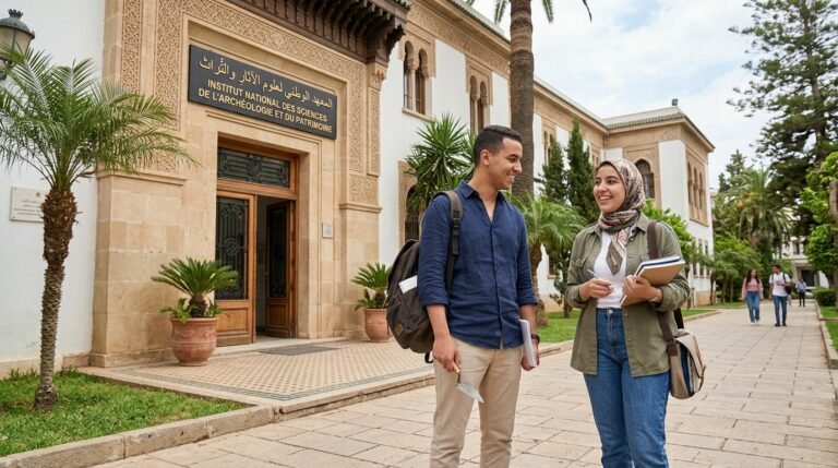 المعهد الوطني لعلوم الآثار والتراث - صورة توضيحية للتوجيه بعد الباك