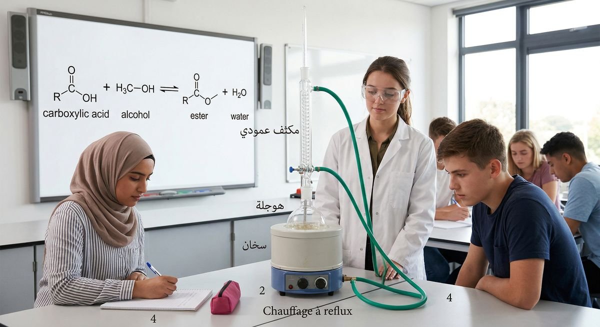 Réactions d'estérification et d'hydrolyse 2ème Bac
