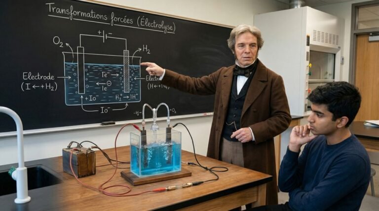 Transformations forcées (Électrolyse) 2ème Bac