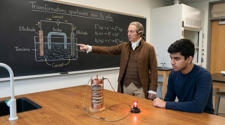Transformations spontanées dans les piles et production d'énergie 2ème Bac