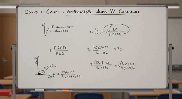 Cours : Arithmétique dans IN - Tronc Commun PDF