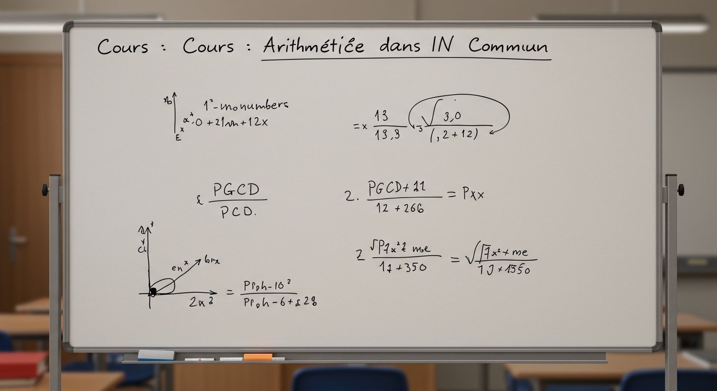 Cours : Arithmétique dans IN - Tronc Commun PDF