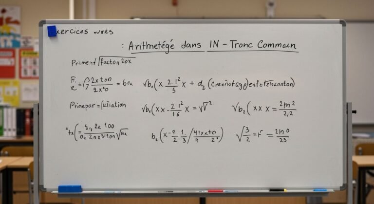 Exercices : Arithmétique dans IN - Tronc Commun PDF