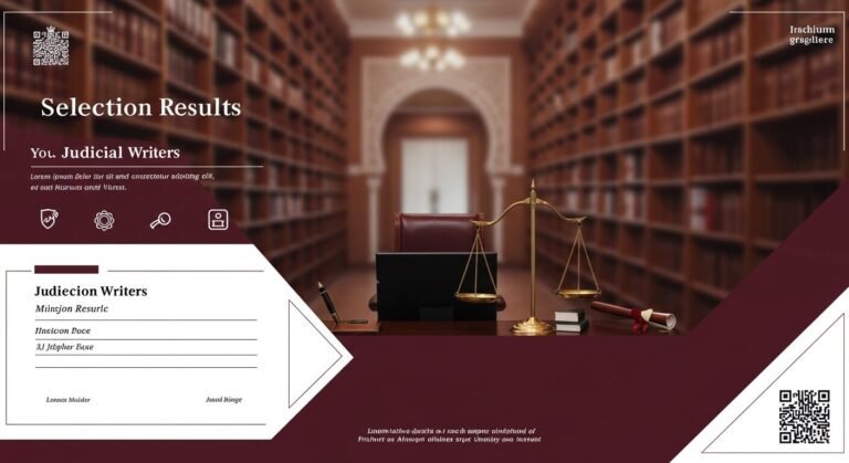 نتائج كتابي مباراة محررين قضائيين من الدرجة الثالثة وزارة العدل 2026