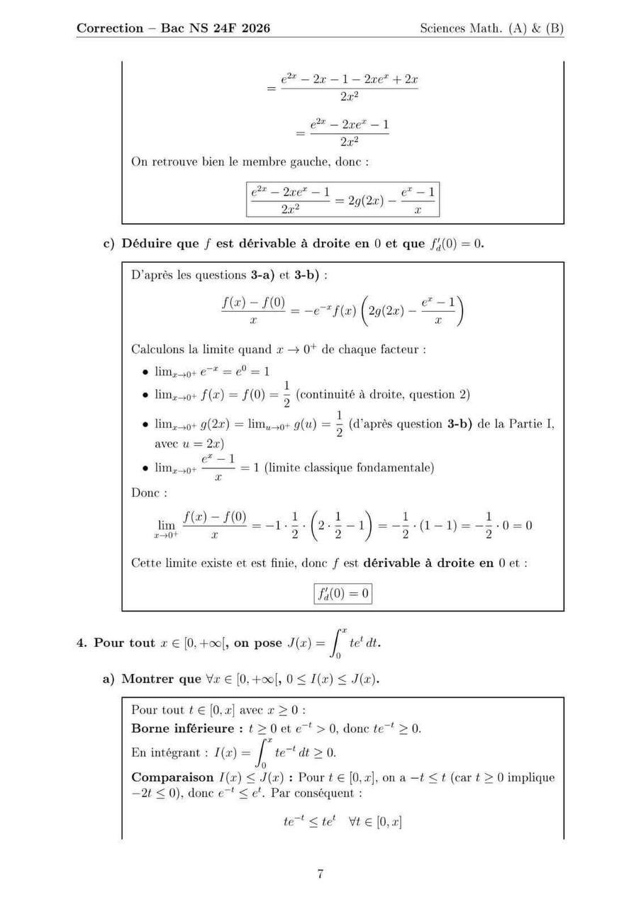 Correction Page 7