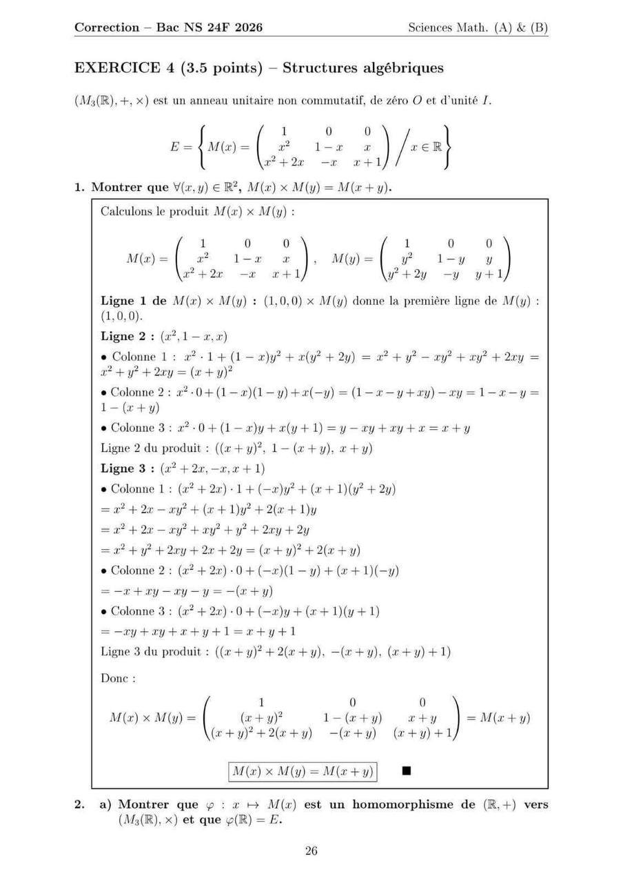 Correction Page 26