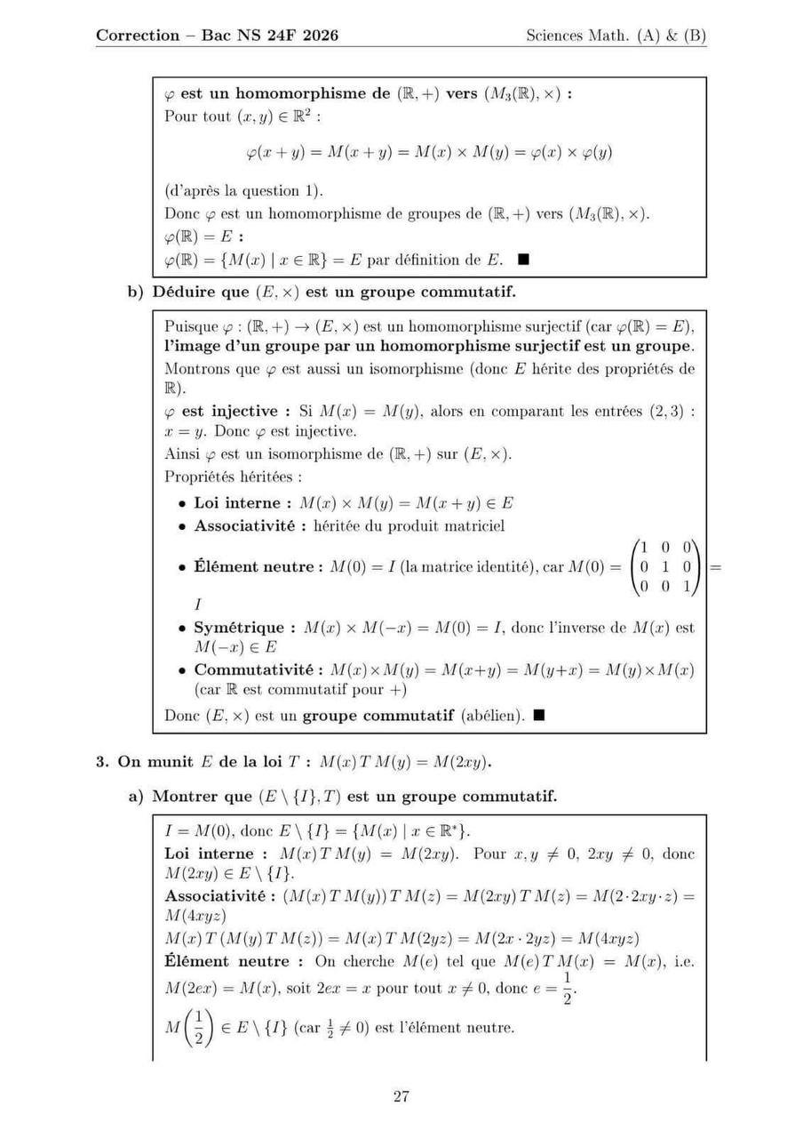 Correction Page 27