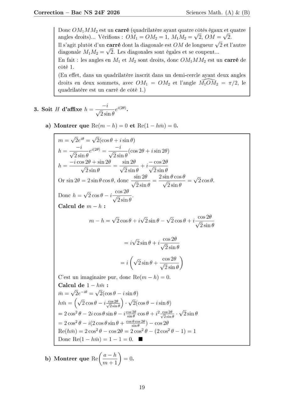 Correction Page 19