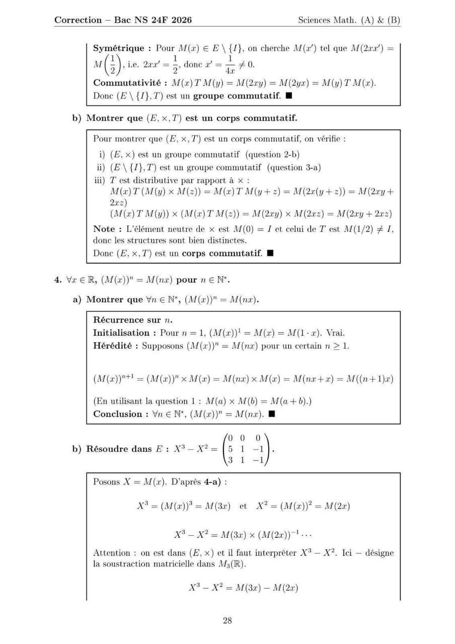 Correction Page 28