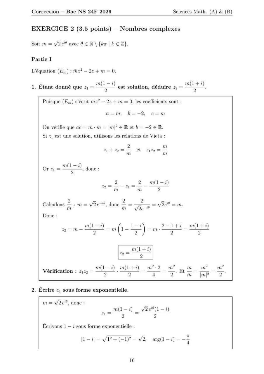 Correction Page 16