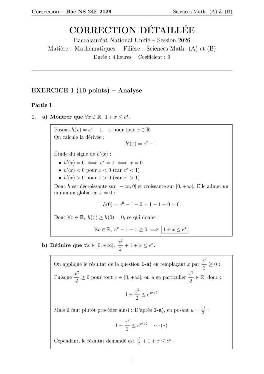 Correction Page 1