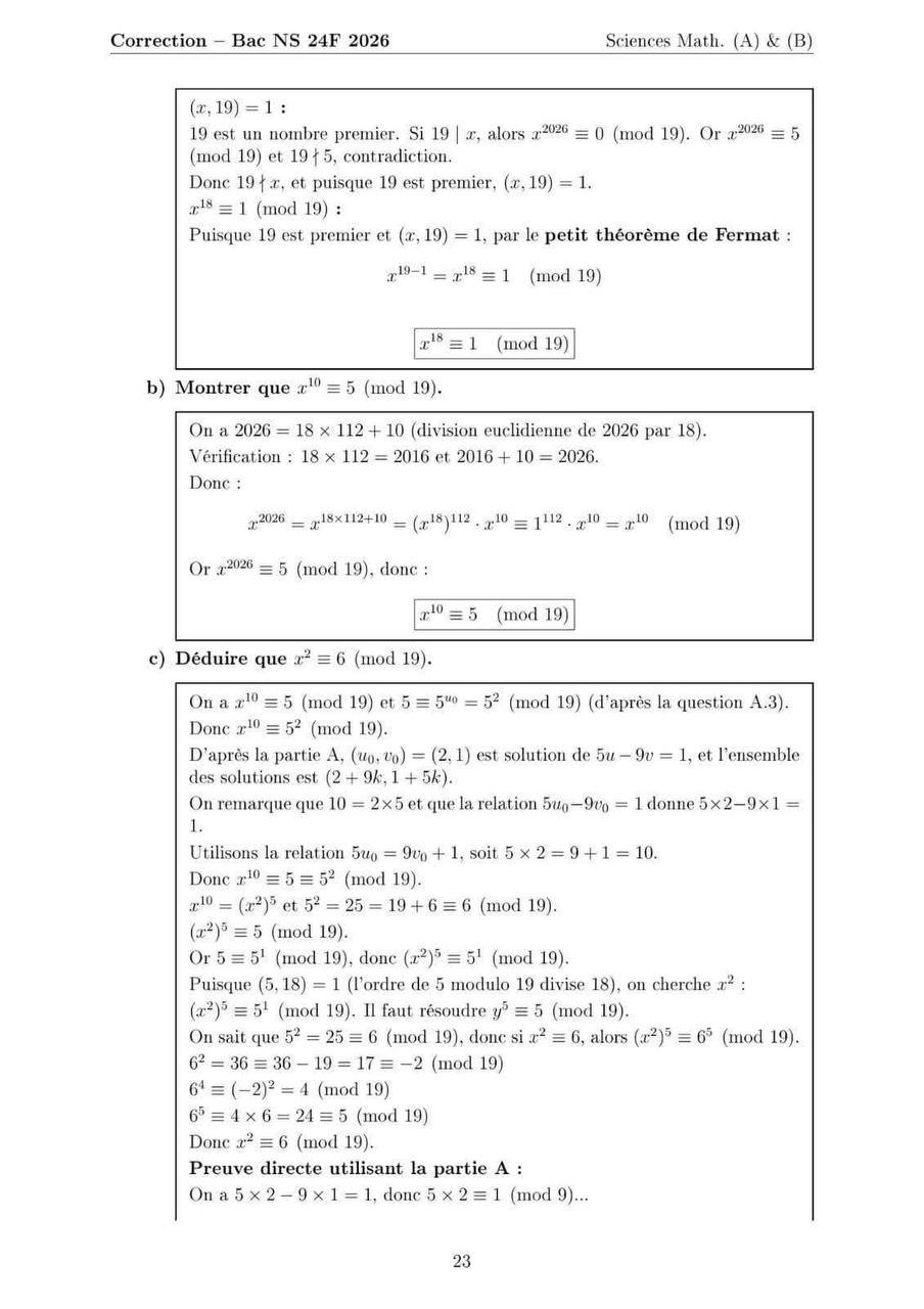 Correction Page 23