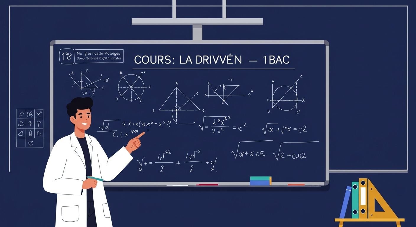 Cours La dérivation - 1ère Bac Maths BIOF PDF