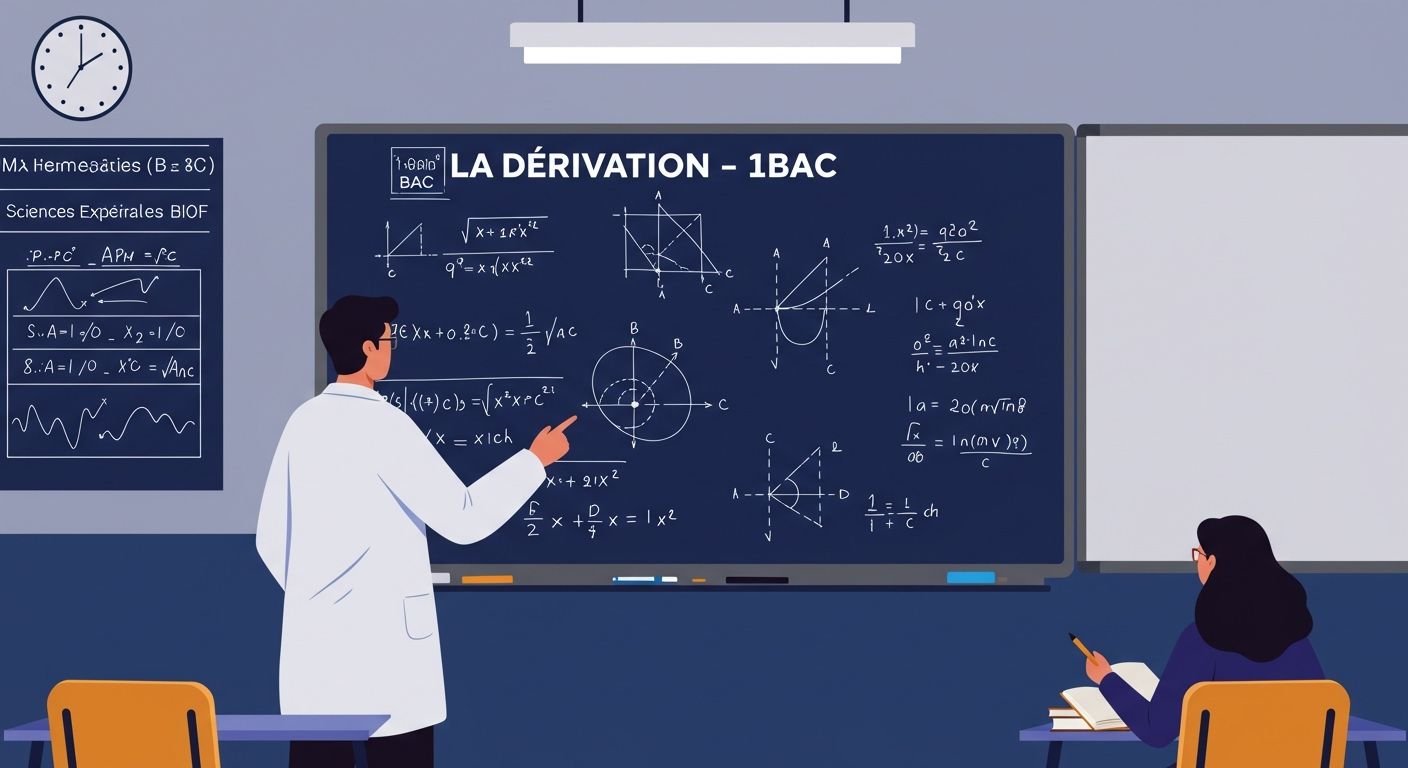 La dérivation - 1ère Bac Maths BIOF