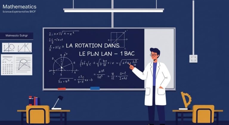 La rotation dans le plan - 1ère Bac Maths BIOF