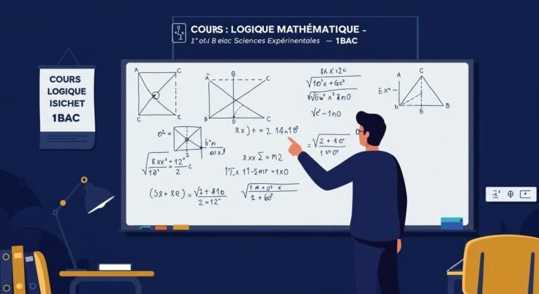 Cours Logique mathématique - 1ère Bac Maths BIOF PDF