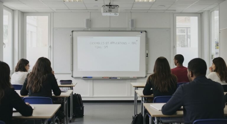 Ensembles et applications - 1ère Bac SM Maths BIOF