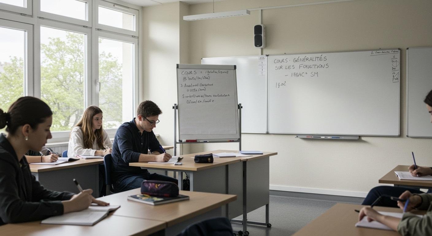 Cours Généralités sur les fonctions - 1ère Bac SM Maths BIOF PDF