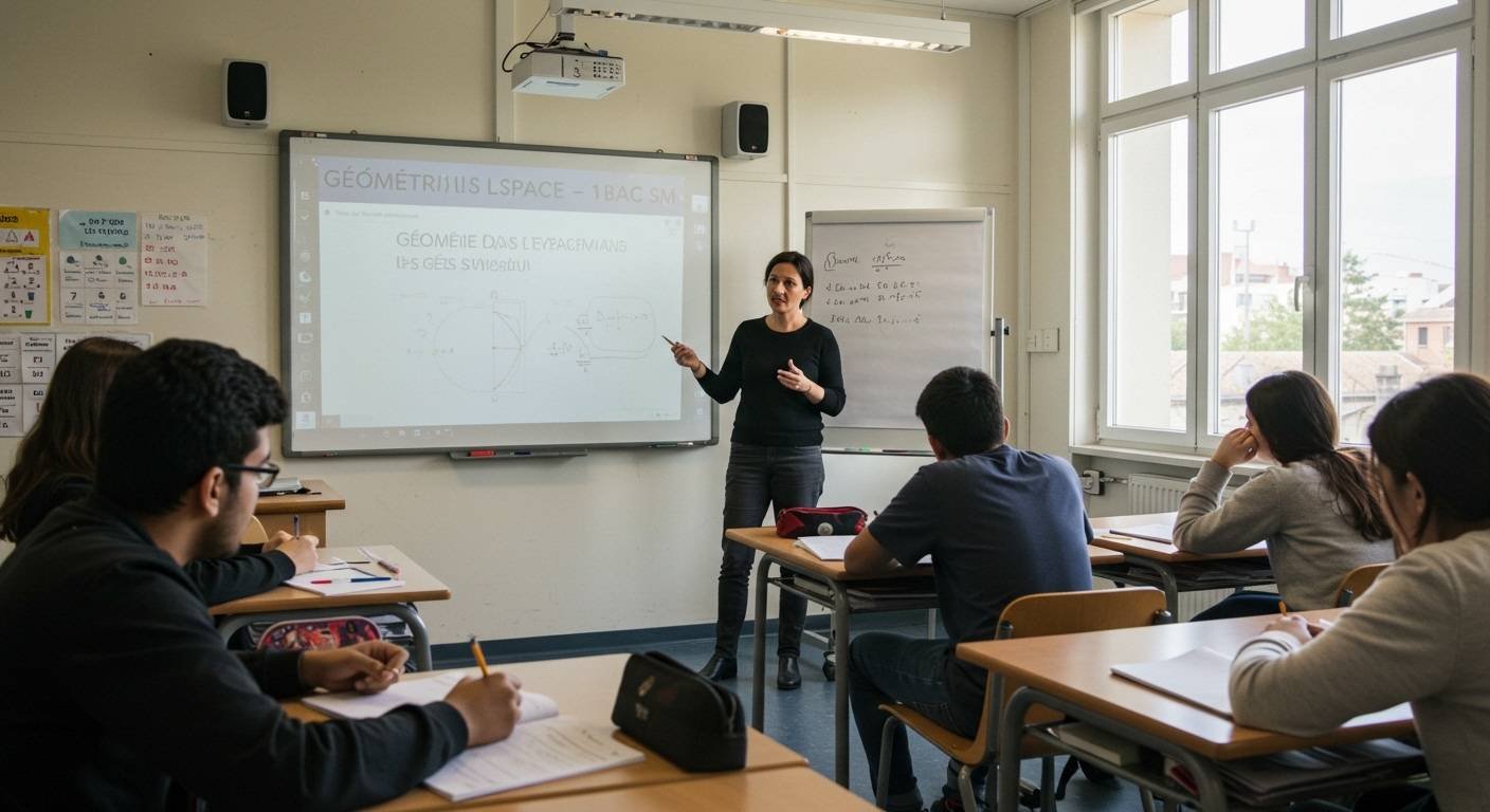 Géométrie dans l'espace - 1ère Bac SM Maths BIOF
