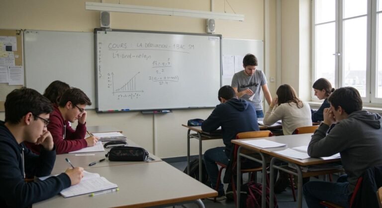 Cours La dérivation - 1ère Bac SM Maths BIOF PDF