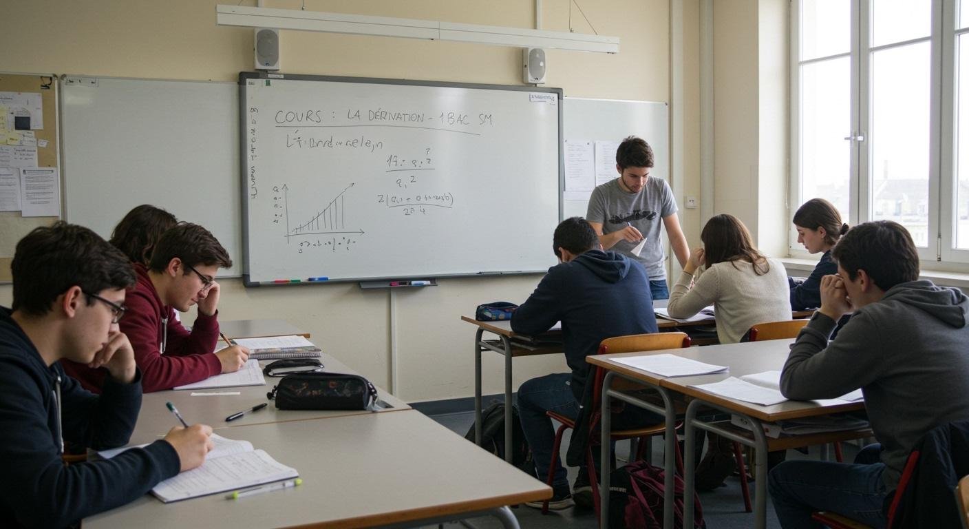 Cours La dérivation - 1ère Bac SM Maths BIOF PDF
