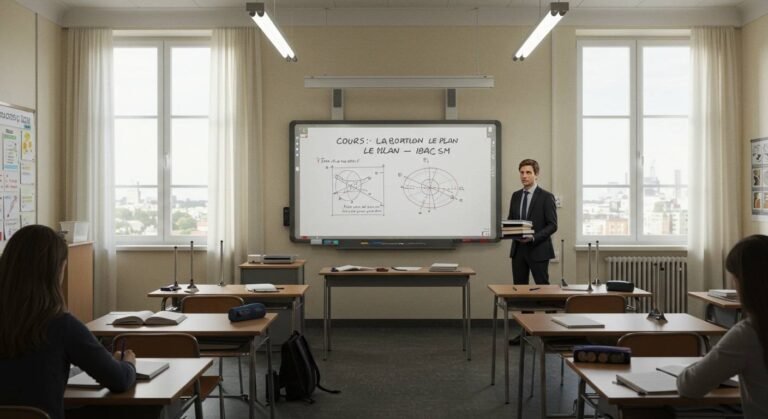 Cours La rotation dans le plan - 1ère Bac SM Maths BIOF PDF